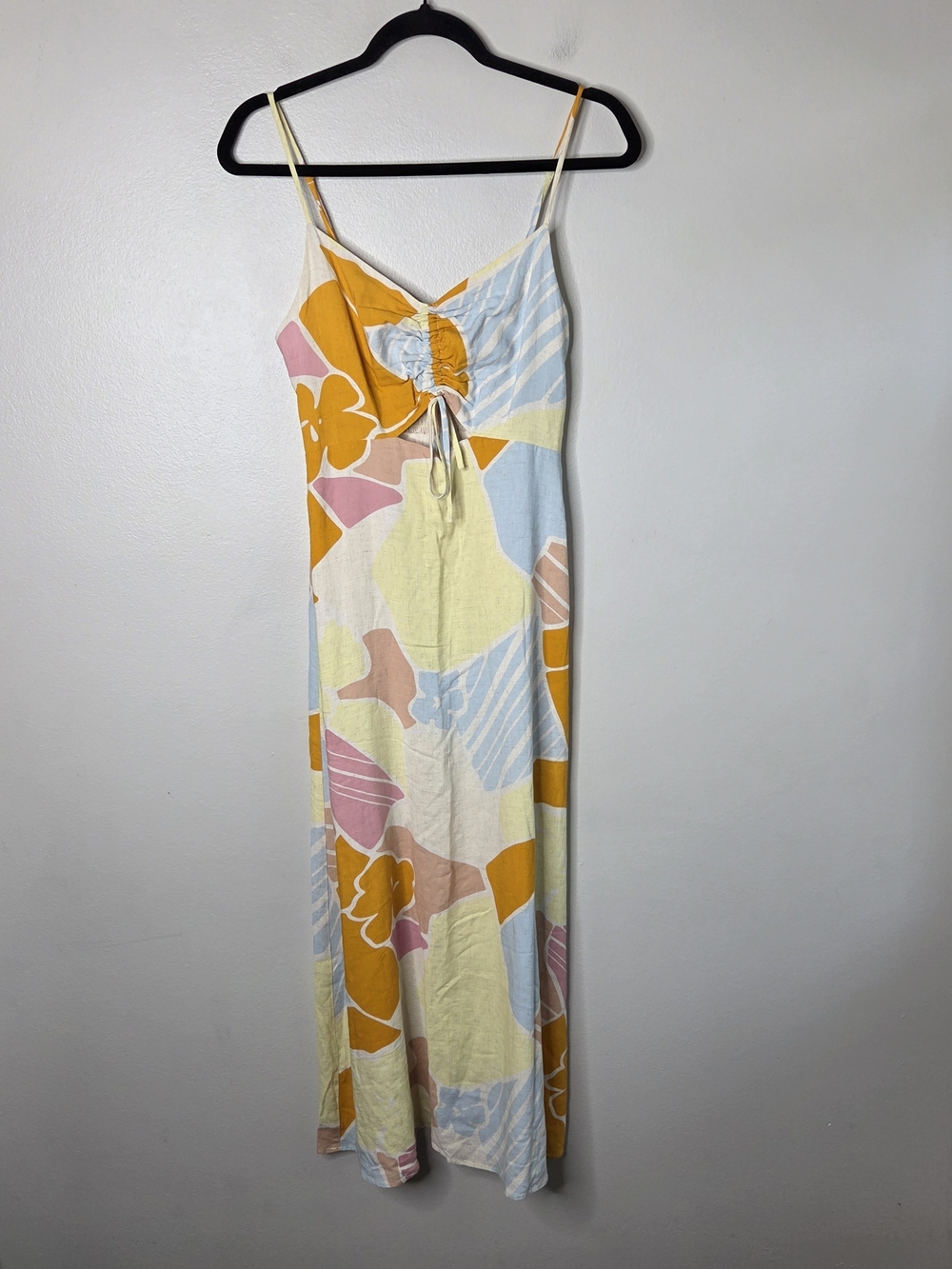 Z Supply Aura Riviera Floral Dress Linen Blend